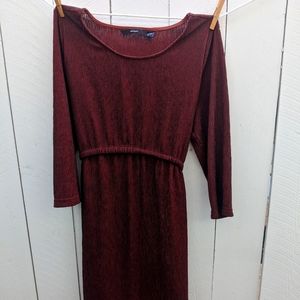 Vero Moda Burgundy Dress